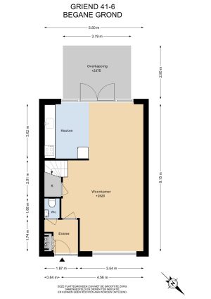 Plattegrond begane grond, Griend 41-6 Lelystad Plattegrond begane grond, Griend 41-6 Lelystad