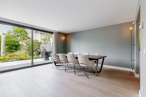 Woonkamer met schuifpui, Mandarijnstraat 27 Almere Woonkamer met schuifpui, Mandarijnstraat 27 Almere